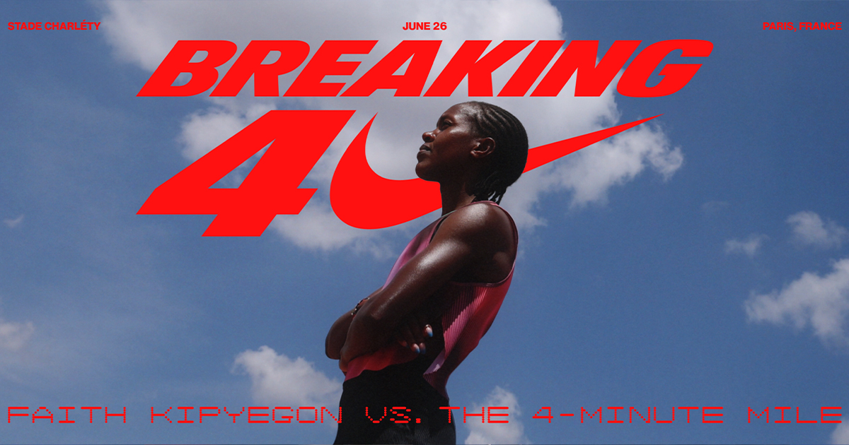Faith Kipyegon : La tentative "Breaking 4 de Nike" de descendre sous les 4 minutes au Mile (1609 m) est à suivre en direct ce jeudi 26 juin.