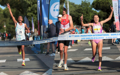 Semi-marathon des Sables-d’Olonne : Youssef Benhadi et Mathilde Sénéchal en vitesse de croisière