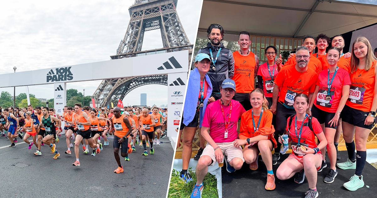 Wonderbox, partenaire officiel depuis 2018, alignera une Team Elite mais aussi un grand nombre de collaborateurs à l'adidas 10K Paris 2025.