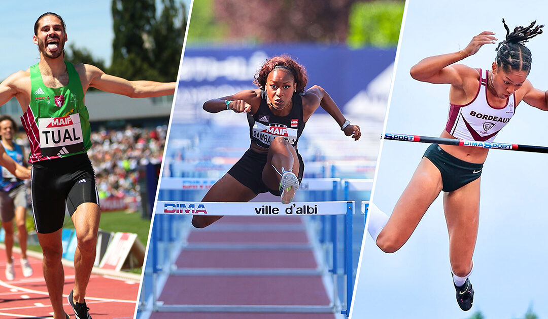 Athlétisme : Gabriel Tual, Cyréna Samba-Mayela, Marie-Julie Bonnin, Sasha Zhoya… Présentation des favoris aux Championnats de France Elite 2025 à Talence