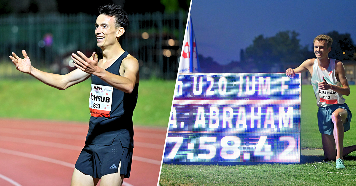 Le Meeting National de l'Est Lyonnais 2025 a donné lieu à un spectacle agréable avec Yann Schrub sur 1500 m et Aloïs Abraham sur 3000 m.