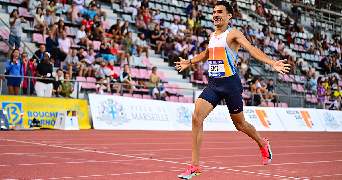 Vainqueur sur 3000 m au Meeting de Marseille, le Français Flavien Szot a mis le feu sur la piste du Stade Delort ce dimanche en 7'41"63.