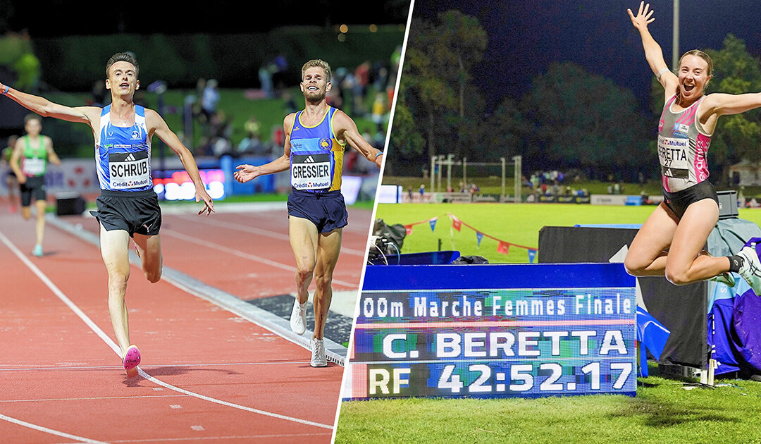 Championnats de France Elite : Yann Schrub et Clémence Beretta se sont sublimés à Talence
