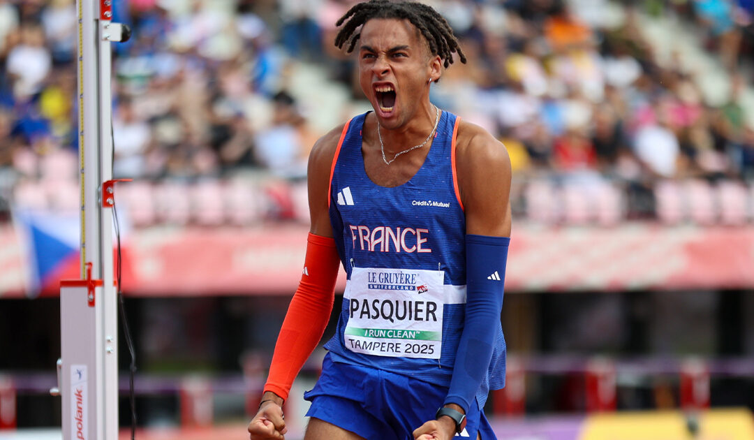 Résultats du week-end : Elijah Pasquier sacré champion d’Europe juniors à la hauteur avec 2,25 m