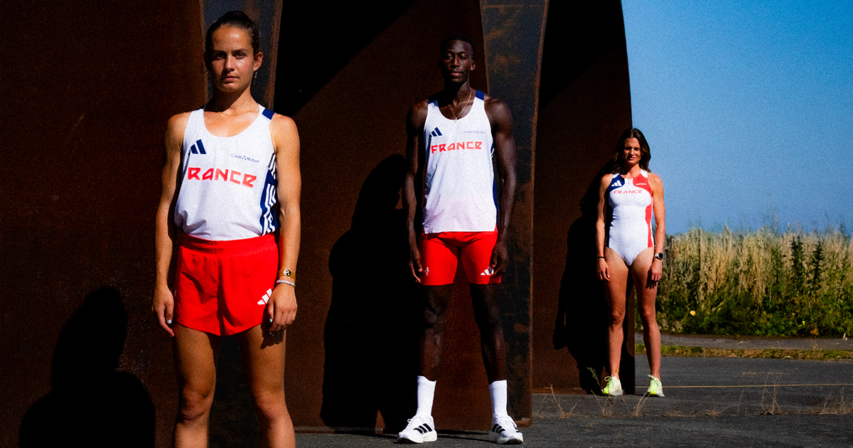 adidas et la Fédération Français d'Athlétisme ont présenté les tenues officielles des Bleus pour les Championnats du monde Tokyo 2025.