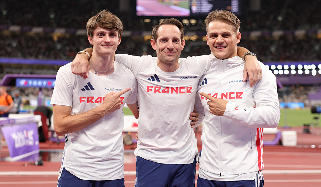 Athlétisme : Renaud Lavillenie, Thibaut Collet et Ethan Cormont en finale de la perche aux Championnats du monde à Tokyo