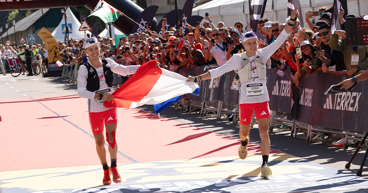 Louison Coiffet et Benjamin Roubiol se sont partagé la deuxième place des Championnats du monde de Trail Long à Canfranc.