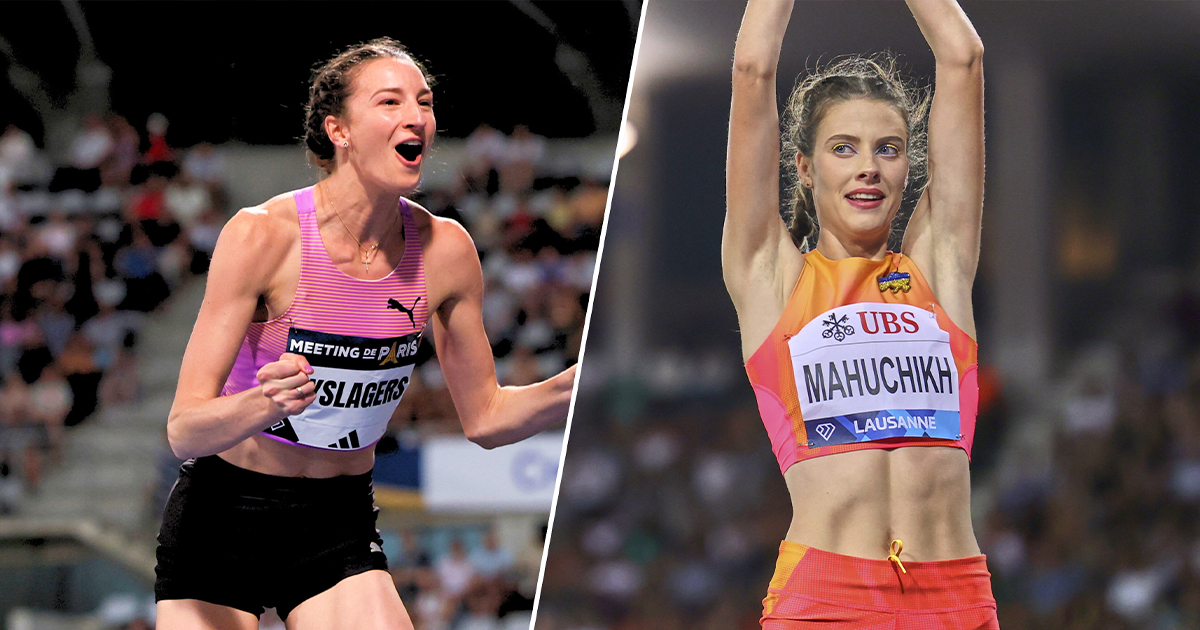 Yaroslava Mahuchikh _ Nicola Olyslagers saut en hauteur championnats du monde Tokyo athlétisme 2025