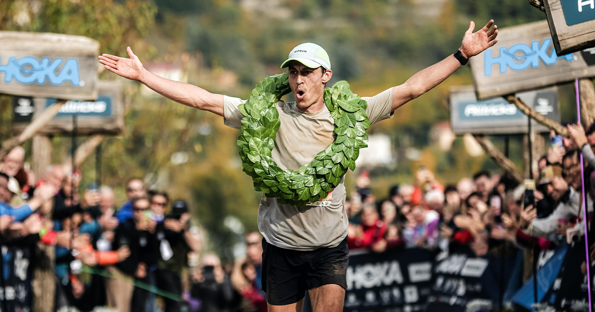 Pierre Livache a créé une énorme sensation en remportant le Grand Trail du Festival des Templiers ce dimanche en 6h45'44 à Millau.