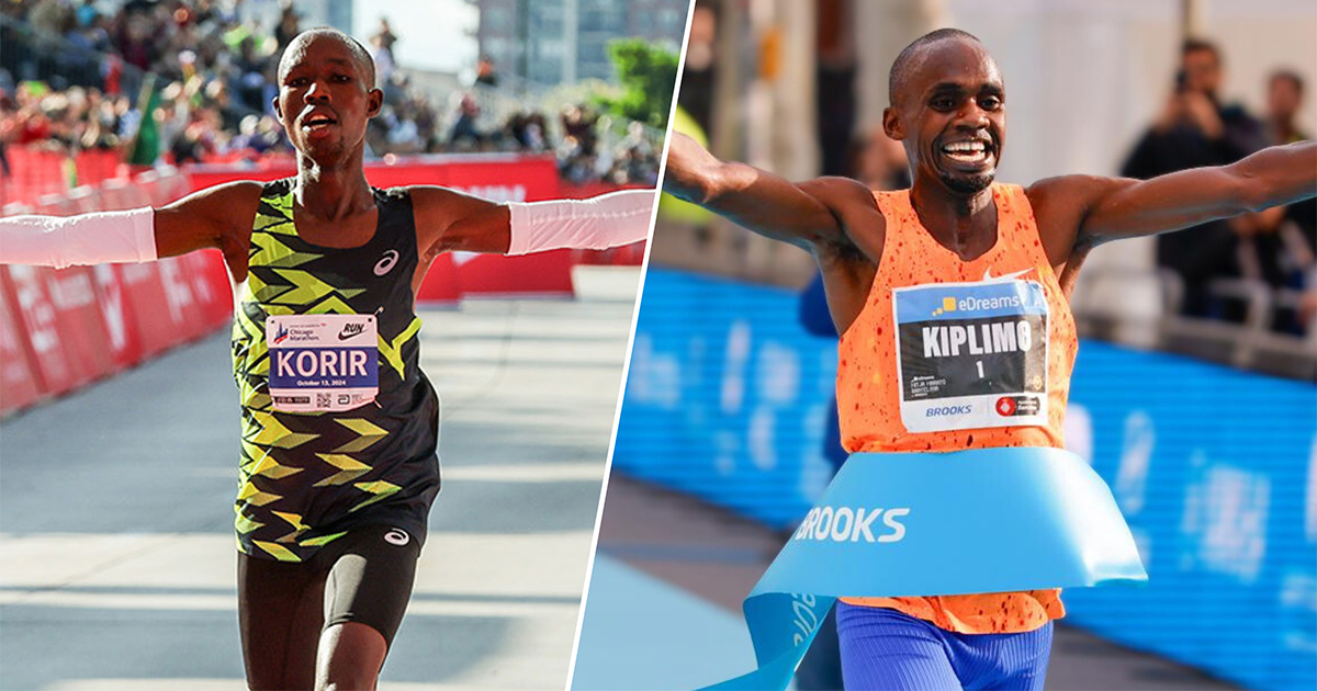 Lors du Marathon de Chicago 2025 ce dimanche 12 octobre, nos regards se porteront sur le Kényan John Korir et l'Ougandais Jacob Kiplimo.