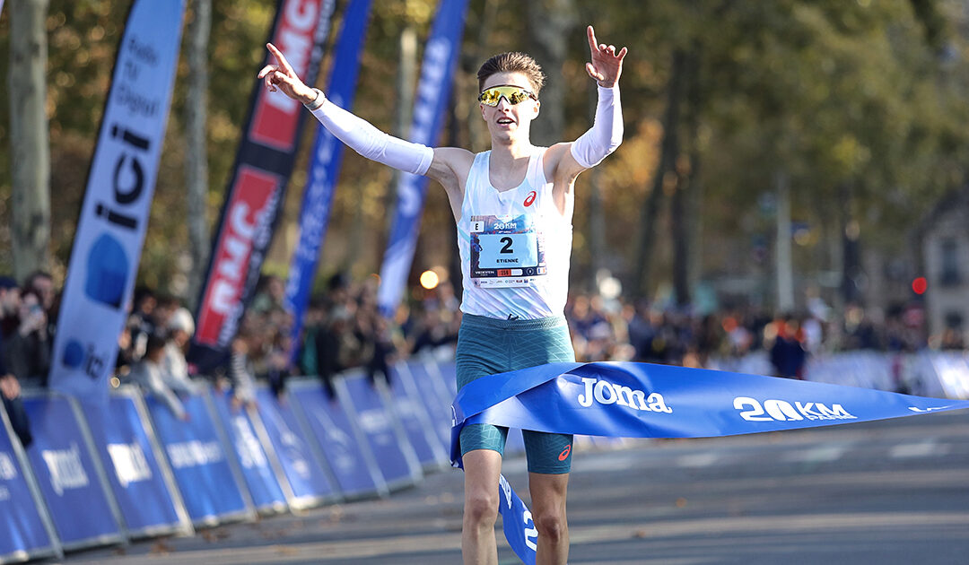 Vredestein 20 km de Paris 2025 : Etienne Daguinos est magique !