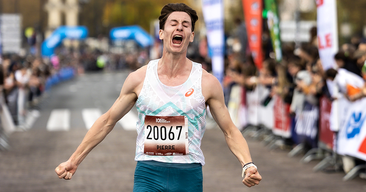 Doublé français avec Yann Schrub, en or, et Etienne Daguinos, en argent, sur les 10 km des Championnats d'Europe de Running à Bruxelles.