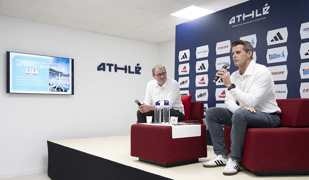 La Fédération Française d’Athlétisme dévoile son nouveau projet de performance avec Frank Bignet et Jean Galfione
