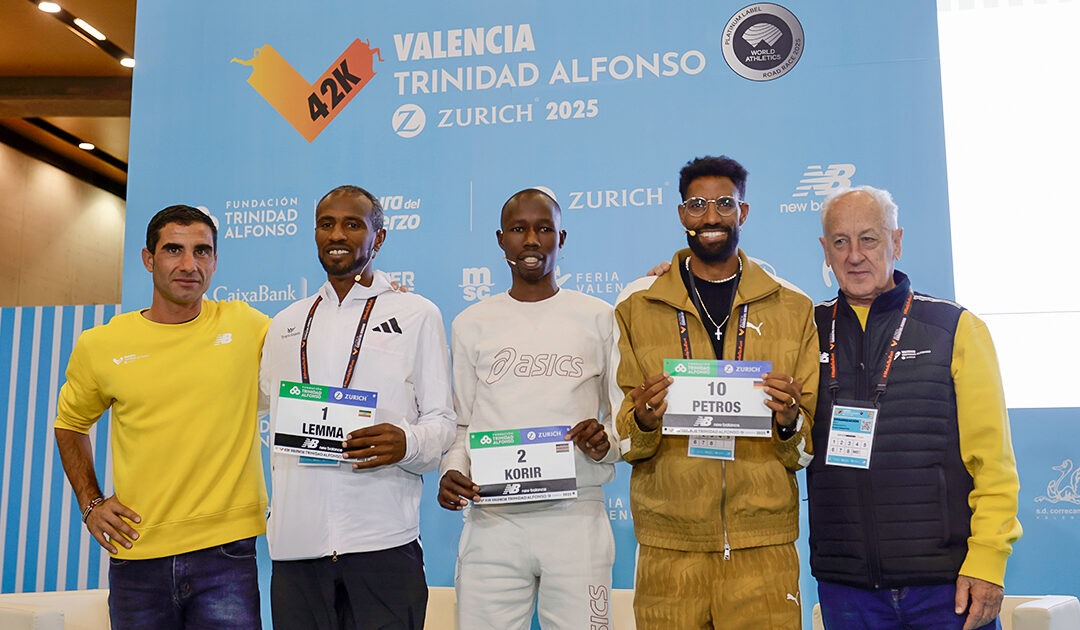 Marathon de Valence 2025 : Retour sur la conférence de presse avec Sisay Lemma, John Korir, Amane Beriso, Peres Jepchirchir et Joyciline Jepkosgei