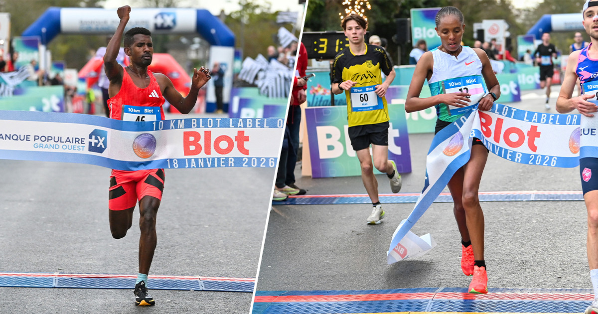 Le 10 km Métropolitaines BLOT 2026 à Saint-Grégoire a rendu son verdict et a couronné les Éthiopiens Sewmehon Anteneh et Tekan Berhe.