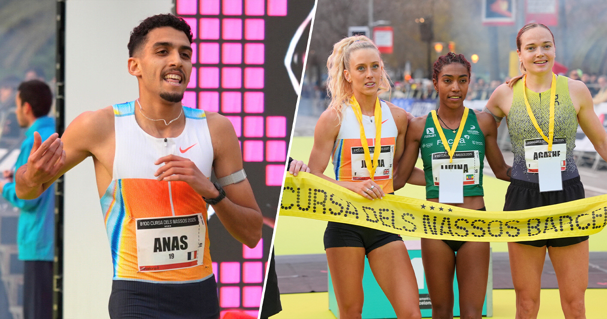 Anas Lagtiy-Chaoudar, Aloïs Abraham et Agathe Guillemot se sont illustrés sur les 5 km de la Cursa dels Nassos de Barcelone.
