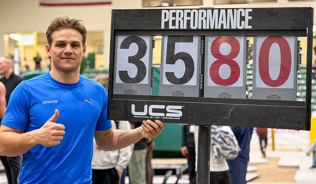 Athlétisme : Reprise réussie pour Thibaut Collet au saut à la perche avec 5,80 m à Reno