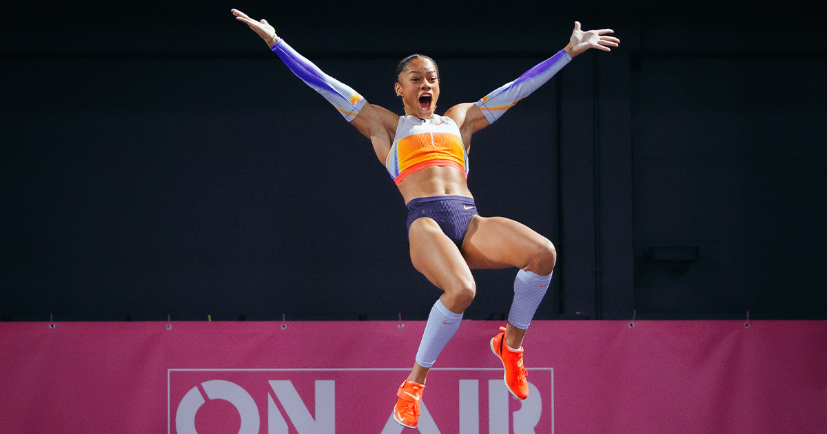 Marie-Julie Bonnin a franchi 4,76 m, devenant seule détentrice du record de France, au All Star Perche de Clermont-Ferrand.