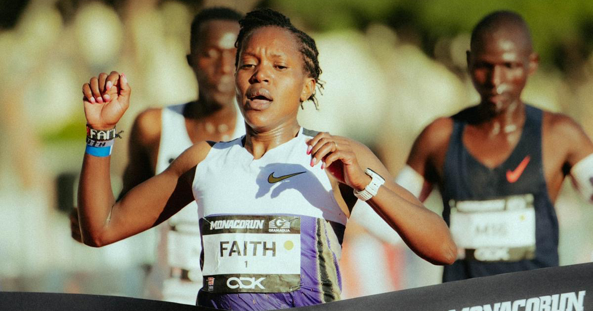 La triple championne olympique kényane Faith Kipyegon a réussi ses débuts sur 10 km avec un chrono de 29'46 au Monaco Run Gramaglia.