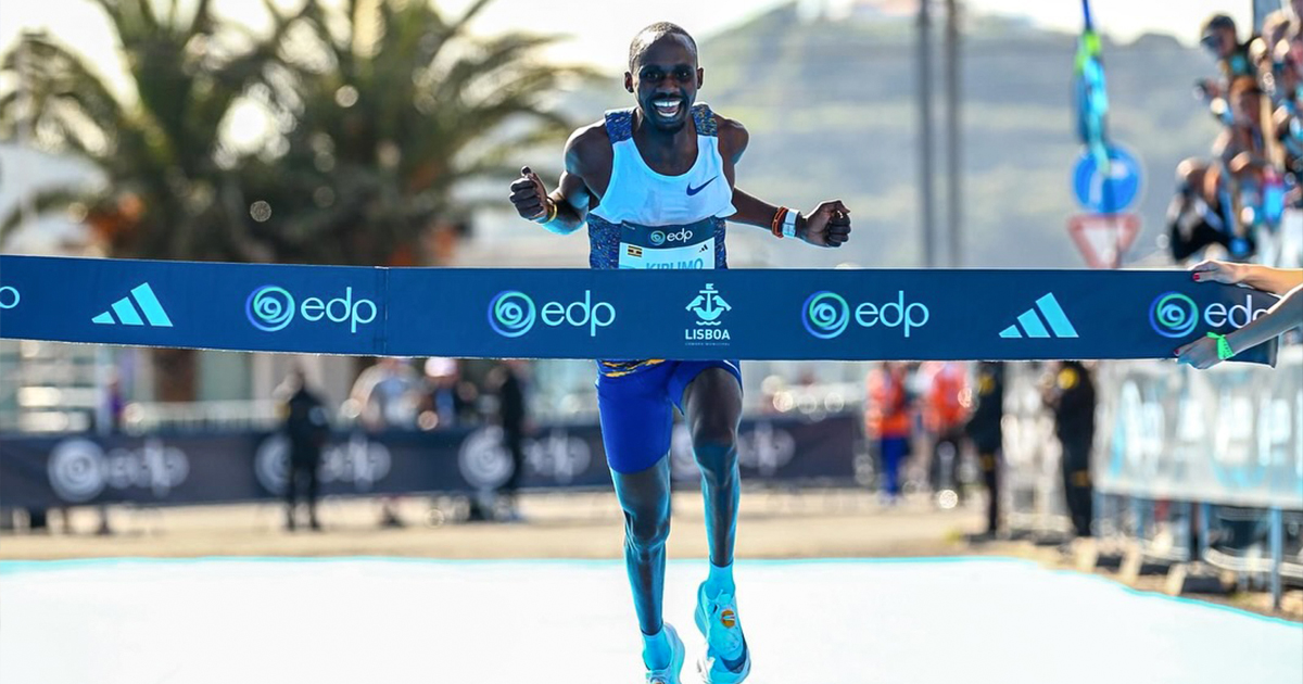 L'Ougandais Jacob Kiplimo a été flashé en 57'20 à Lisbonne, abaissant de dix secondes le record du monde du semi-marathon.