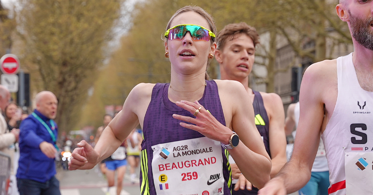 Interview Cassandre Beaugrand record de France 10 km Lille 2026 athlétisme Interview de Cassandre Beaugrand qui a marqué les esprits à l'Urban Trail de Lille en s'appropriant le record de France du 10 km en 30'52.