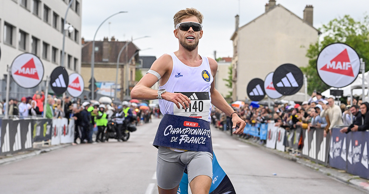 On a assisté à une véritable démonstration de Jimmy Gressier qui s'est offert un quatrième titre national sur 10 km en 27'47 à Troyes.