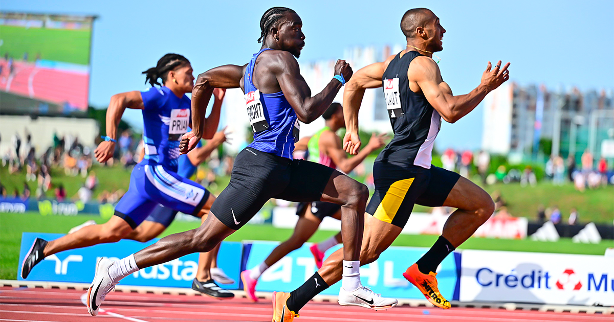 Meeting-de-Saint-Denis-Emotion-2026-athletisme-stade-de-france Le Meeting de Saint-Denis Émotion 2026 a donné lieu à quelques performances notables, notamment celles de Dylan Vermont avec 10"18 sur 100 m.
