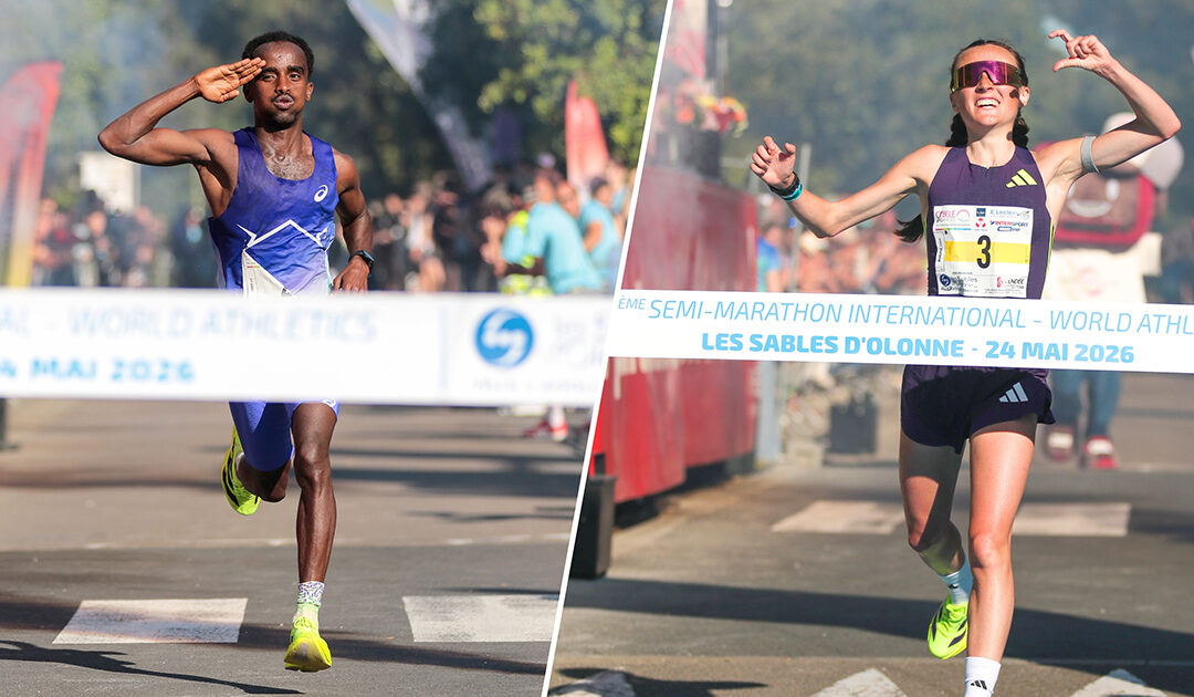 Semi-marathon des Sables-d&rsquo;Olonne : Farah Ayeh et Margaux Sieracki, c&rsquo;était chaud et show