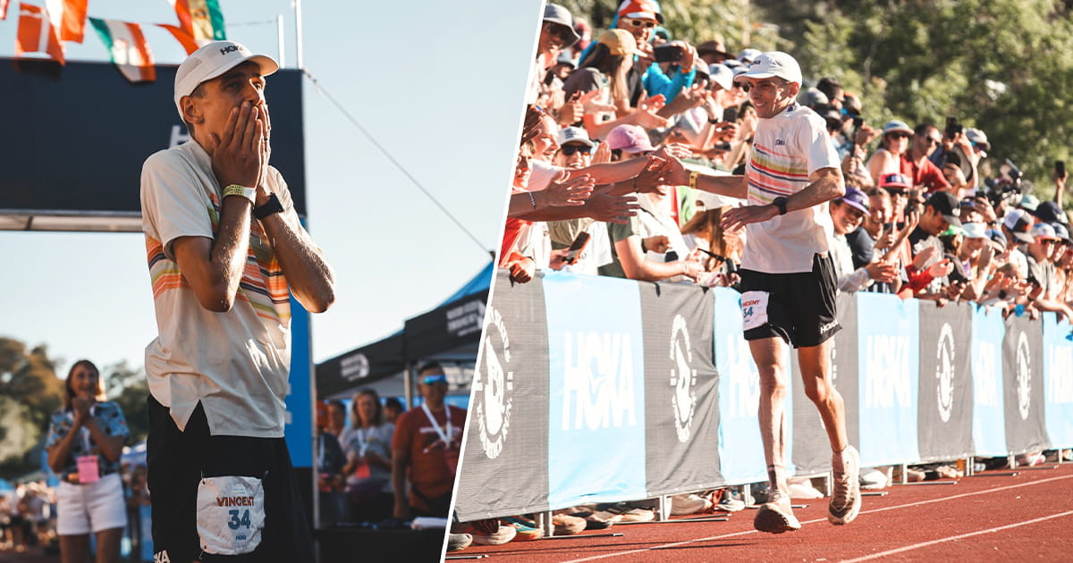 Incroyable Vincent Bouillard qui remporte la Western States 100, après un effort intense de 13h46'15, explosant le record de l'épreuve.