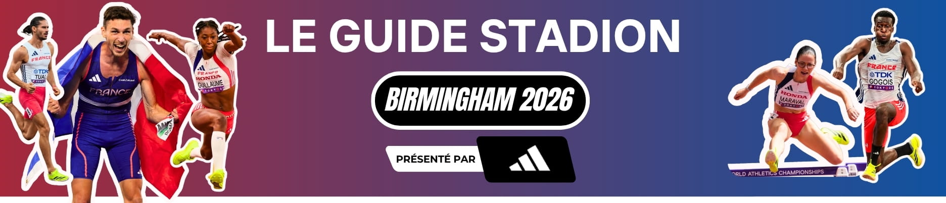 Championnats d'Europe Birmingham 2026 athlétisme guide stadion résultats programme et direct