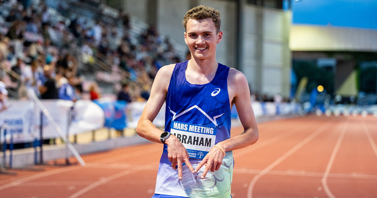 Le junior Aloïs Abraham a offert un joli cadeau d'anniversaire à la 20e édition du Meeting de Marseille avec un record de France du 3000 m.