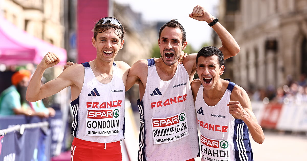 Athlétisme Suivez la dernière journée des Championnats d’Europe 2026 à Birmingham en direct commenté marathon Dernier tour de piste pour les Bleus aux Championnats d'Europe 2026 à Birmingham. Ne manquez rien des résultats avec notre direct commenté.