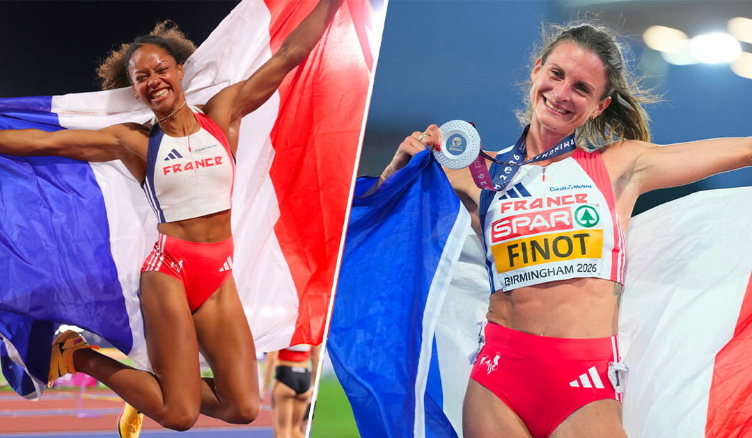 Championnats d&rsquo;Europe de Birmingham : Alice Finot en argent sur 3000 m steeple, Marie-Julie Bonnin en bronze à la perche