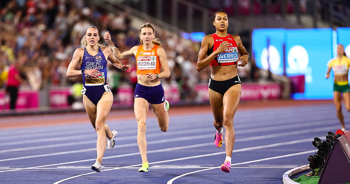Principal temps fort de la cinquième journée des Championnats d'Europe de Birmingham (Grande-Bretagne), le 800 m féminin a tenu toutes ses promesses. Dans une finale réunissant trois des meilleures spécialistes mondiales sur la distance, Audrey Werro a confirmé son statut de favorite en s'emparant du titre continental avec autorité.