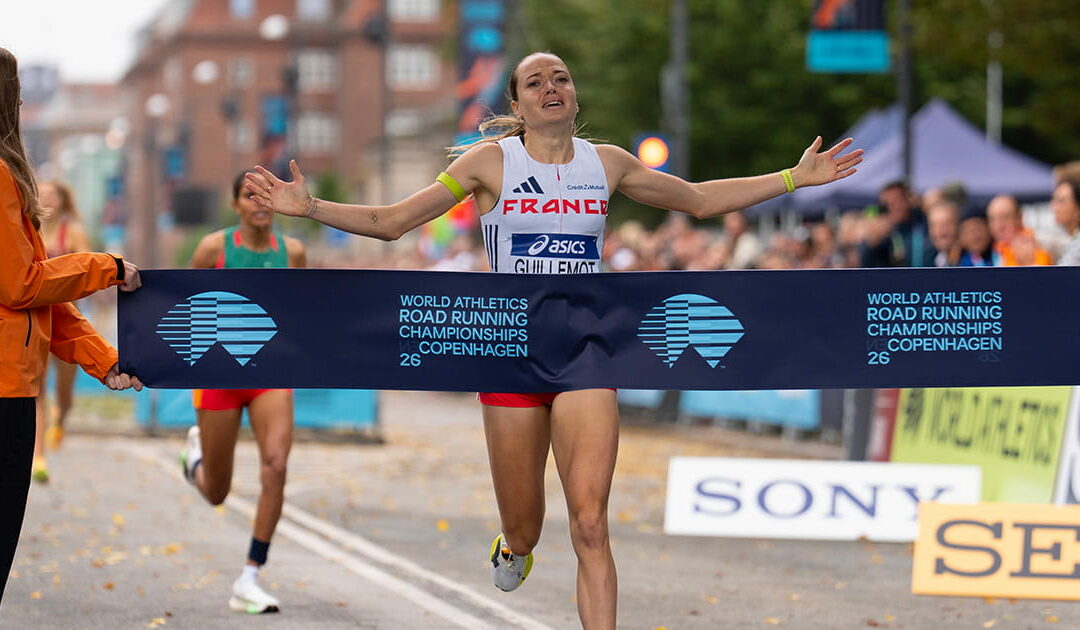 Championnats du monde de Running : Agathe Guillemot sacrée sur le mile avec un record d’Europe en prime, Jimmy Gressier a tout tenté sur 5 km à Copenhague