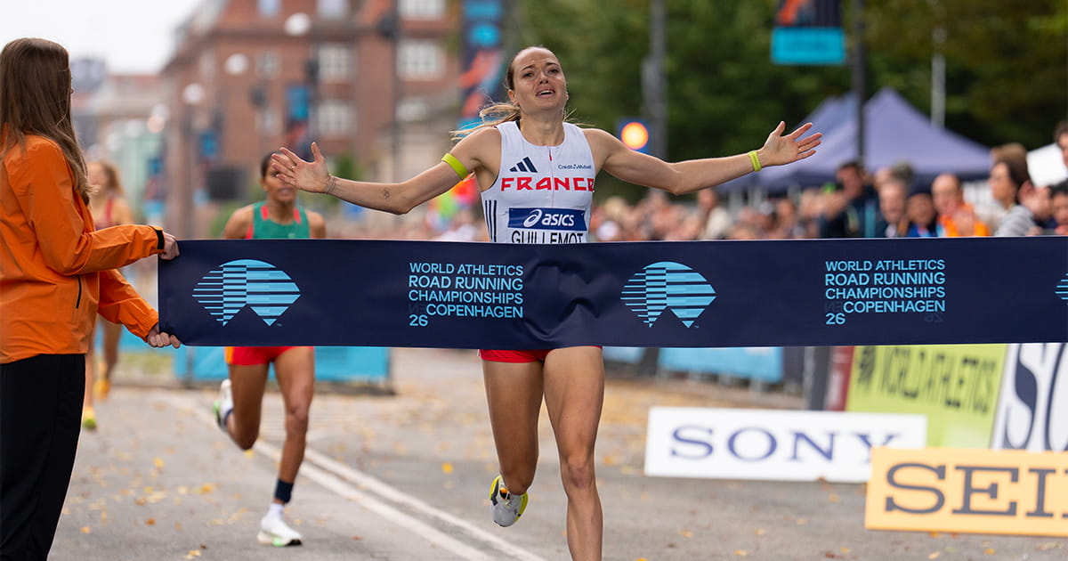 Athlétisme Championnats du monde de Running 2026 en direct commenté à Copenhague avec Jimmy Gressier et Agathe Guillemot sacrée Les Championnats du monde de Running 2026 sont à suivre en direct commenté à Copenhague, avec Jimmy Gressier sur 5 km.
