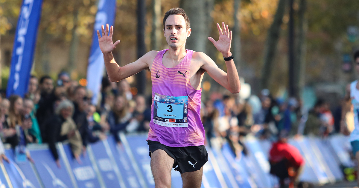 Troisième en 2024 puis deuxième en 2025, Emmanuel Roudolff-Levisse sera de nouveau au départ des 20 km de Paris ce dimanche 11 octobre 2026.
