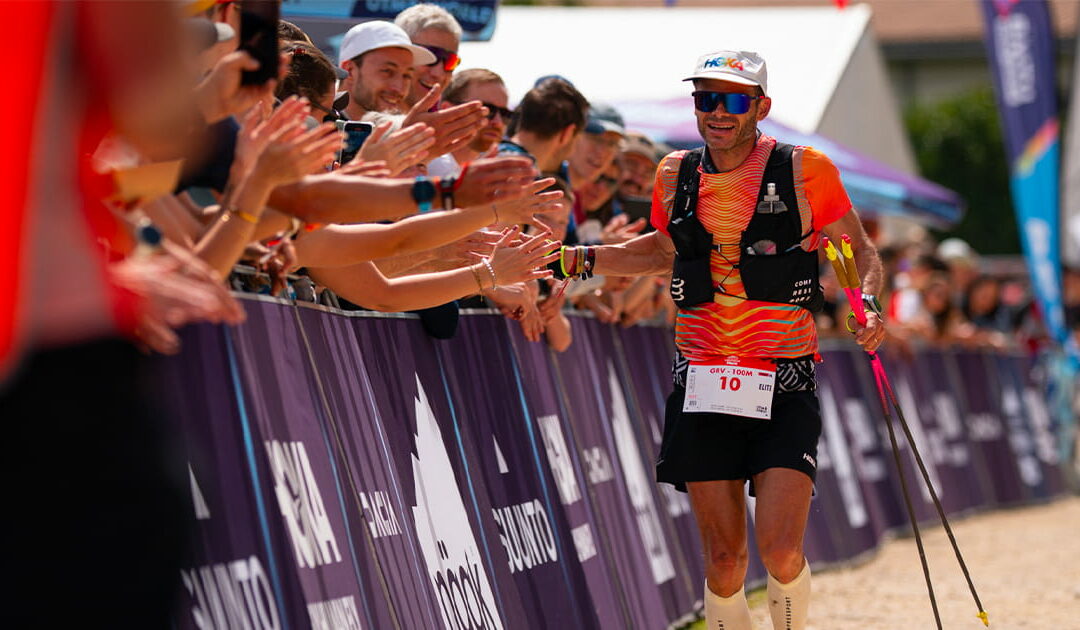 Festival des Templiers : Ludovic Pommeret au départ de l&rsquo;Endurance Trail… dans la peau d’un assistant à Millau !