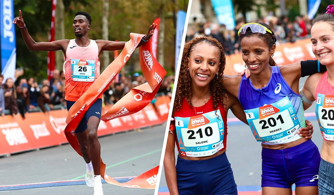 Harmonie Mutuelle 20 km de Paris 2026 : Daniel Kosen et Mekdes Woldu triomphent
