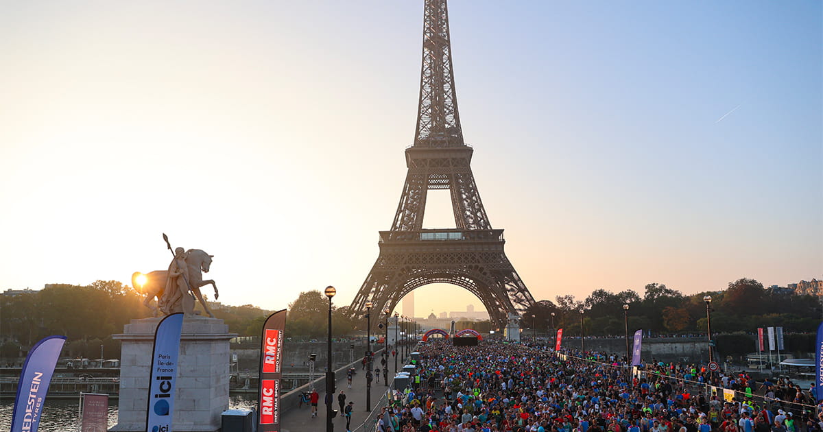 Toutes les informations pour suivre en direct et en intégralité les 20 km de Paris 2026 sur notre page Facebook ce dimanche 11 octobre à 9h00.